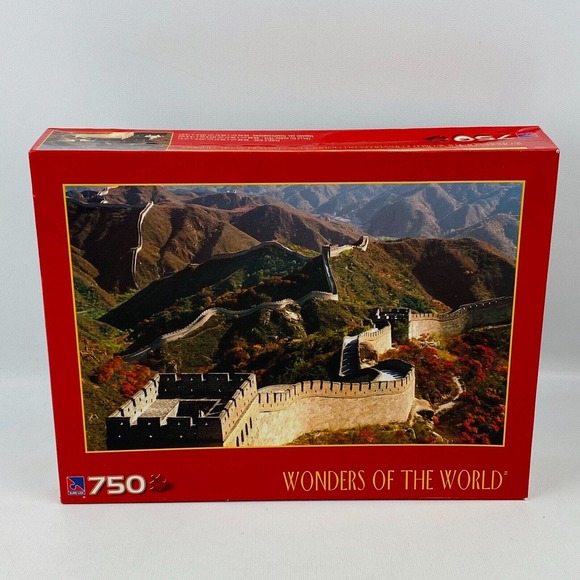 Great Wall of China 750 Jigsaw Puzzle 23x15‎ Wonders of the World Sure-Lox New - Picture 1 of 6